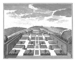 View of the garden of the Capuchin monastery in Spa, H.J. Godin, 1778 - 1782 photo