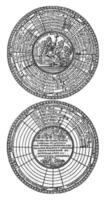 Seals of the University of Leiden, with names of the professors and the Leiden town maiden, Nicolas Chevalier, 1693 - 1720 photo