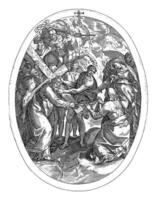 Crucifixion, Crispijn van de Passe I, 1600 photo