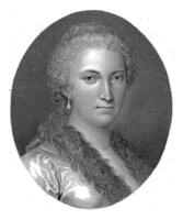 retrato de maria gaetana agnesi, ernesta bisi, después maria largo, 1798 - 1859 foto