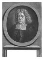 Portrait of the theologian Michael Arnoldi, Jacob Gole, after Bernardus van Schijndel, 1670 - 1724 photo