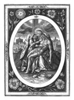 Pieta, Jacob de Weert, after Maerten de Vos, 1588 - 1621 photo