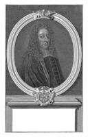 Portrait of Joachimi Justus Breithaupt, Georg Paul Busch, after Johann Anton Rudiger, 1733 photo