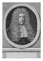 Portrait of Dirk Schelte, Pieter van Gunst, after Boone, 1713 photo