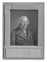 Portrait of Justus Heinrich Hansen, Johann Friedrich Bause, after Johann Friedrich August Tischbein, 1803 photo