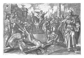 Martyrdom of Peter, anonymous, after Maerten de Vos, 1646 photo