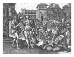 Abigail Gathering Food, Maerten de Vos, 1585 photo