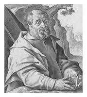 Apostle Judas Thaddeus, Crispijn van de Passe I, 1594 photo