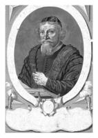 Portrait of Stephan Crachtius, Theodor Matham, after Johannes Spilberg photo