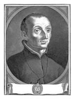 Portrait of Clergyman Luigi la Nuza, Gennaro Guttierez, 1700 - 1799 photo