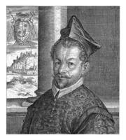 retrato de lobo dietrich von raitenau, arzobispo de Salsburgo, dominicus custodio, 1600 - 1604 foto