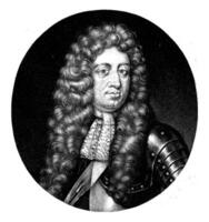 Portrait of Charles V Leopold, Duke of Lorraine, Pieter Schenk I, 1670 - 1713 photo