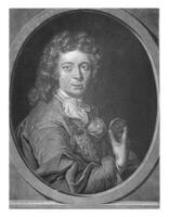 Portrait of Christian Wermuth, Pieter Schenk I, 1701 photo