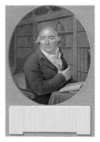 Portrait of Paul Henri Marron, Abraham Jacobsz. Hulk, after J. Doucet de nee Glaesner Suriny, in or before 1810 photo