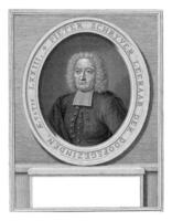 Portrait of Pieter Schrijver, Jacob Folkema, after Anna Folkema, 1739 photo