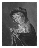 The junkpot player, Jan van der Bruggen, 1659 - 1740 photo