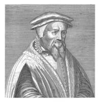 retrato pietro mártir fideos, Hendrick hondius i, 1599 foto