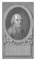 Portrait of poet Giancarlo Passeroni, Girolamo Mantelli, 1700 - 1799 photo