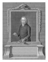 Portrait of Reverend Andreas Lutgerus Kolver, Leendert Brasser, after August Christian Hauck, 1780 photo