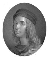retrato de Rafael, michele bisi, 1798 - 1874 foto