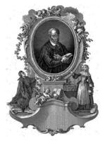Portrait of Vincent de Paul, Johann Esaias Nilson, 1731 - 1788 photo