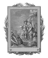 Telemachus leaves Egypt, Jean-Baptiste Tilliard, after Charles Monnet, 1785 photo