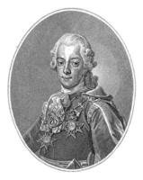 Portrait of Gustavus III of Sweden, Theodorus de Roode, after Hendrik Pothoven, 1782 photo