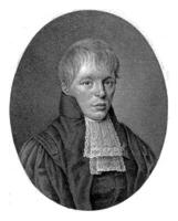 Portrait of Elias Annes Borger, Reinier Vinkeles I, after Jan Willem Caspari, 1814 photo