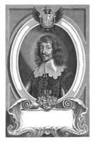 Portrait of Johann Maximilian, Pieter de Jode II, after Anselm van Hulle, 1648 photo