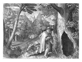 H. Geraldus van Mitternach as a hermit, Jan van Londerseel photo