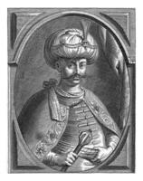 retrato de Abraham, sultán de pavo, pieter Delaware jode yo, 1628 - 1670 foto
