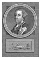 Portrait of George Brydges, Baron Rodney, Reinier Vinkeles I, after Jacobus Buys, 1783 - 1795 photo