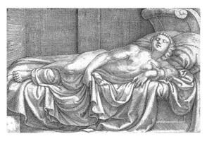 Death of Cleopatra, Cornelis Massijs, 1550 photo