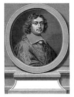 Portret van Jean-Francois Paul de Gondi, Michel Aubert, after unknown, 1755 photo