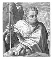 Apostle Philip, Crispijn van de Passe I, 1594 photo