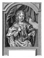 Portrait of Louis XIV, Petrus Rucholle, after Hyacinthe Rigaud, 1643 - 1647 photo