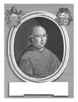 retrato de cardenal francesco maria cerdos, carlo antonini, 1795 - 1805 foto