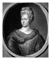 Portrait of Martha Catharine Strykin, Pieter Schenk I, 1700 - 1713 photo