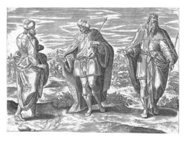 Jotham, Ahaz and Hezekiah, Jan Snellinck I attributed to, 1643 photo
