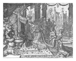 Coronation of Esther, Philips Galle photo