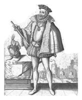 retrato de don Luis Delaware solicita y zunega, cristófel camioneta siquem i, 1611 - 1614 foto
