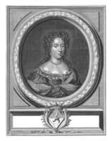 Portrait of Louise Francoise de La Baume Le Blanc de la Valliere, Jacob Gole, after David van der Plas, 1708 - 1711 photo