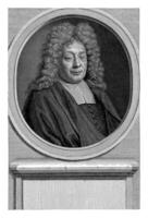 Portrait of Philippus van Limborch at the age of 78 photo