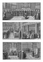 instalación de nuevo predicadores, catequización y confesión entre el luteranos foto