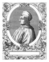 Portrait of Giasone del Maino, Theodor de Bry, after Jean Jacques Boissard, c. 1597 - c. 1599 photo