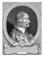 Portret van Manfred Septalius, Giovanni Battista Bonacina, after Cesare Fiori, 1625 - 1669 photo