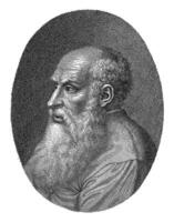 retrato de escritor y filósofo Juan battista geli, Giuseppe benaglia, 1806 - 1830 foto