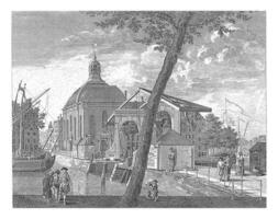 ver de el luterano Iglesia en rotterdam, H. i. wagner, 1778 foto