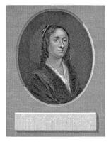 Portrait of the poet Anna Maria van Schurman, Philippus Velijn, 1797 - 1836 photo