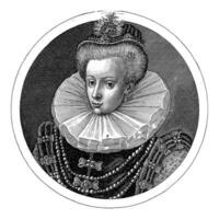 Portrait of Christina of Lorraine, Crispijn van de Passe I, 1598 photo